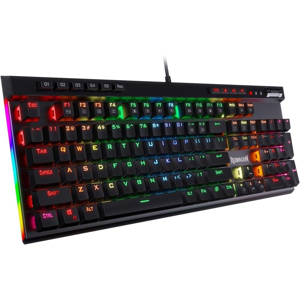 Redragon K580 VATA RGB LED Backlit Mechanical Gaming Keyboard with Macro Keys